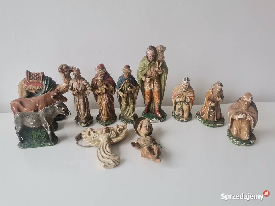 Stara przedwojenna Szopka Bożonarodzeniowa Antyki