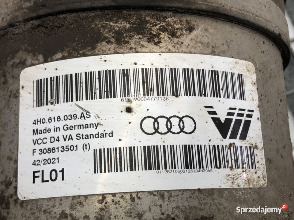 AMORTYZATOR LEWY PRZÓD AUDI A8 D4 42 4H0616039AS sprzedam
