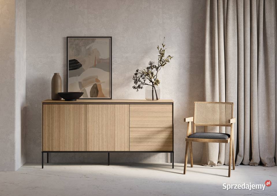 VISSO VI04 komoda 2d2s dąb linearny 85cm Komody sprzedam