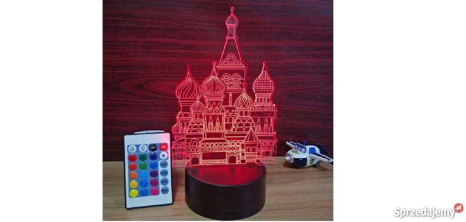 Lampka nocna LED 3 D domek zamek Bukowa