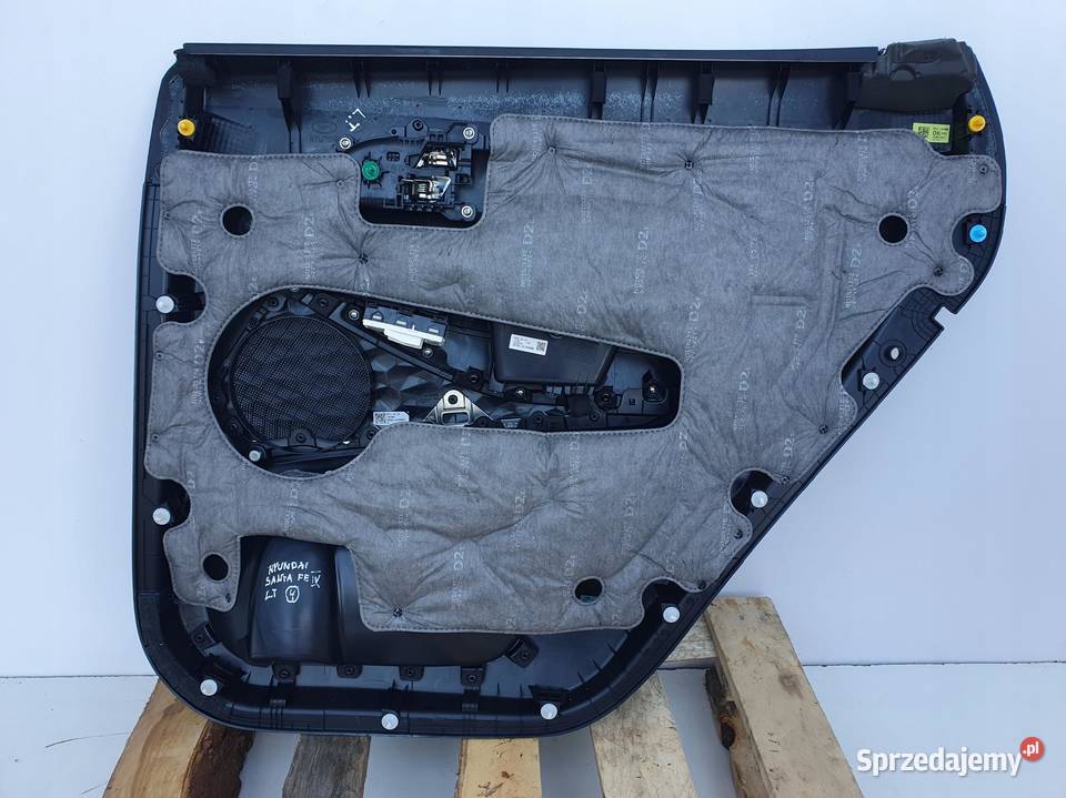 Hyundai Santa Fe IV TAPICERKA TYLNYCH BOCZEK Rudka