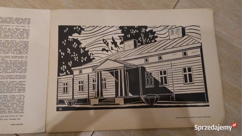 PRL Zduńska Wola grafika album lata 70 Sieradz