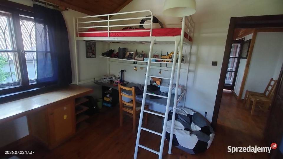 Łóżko Ikea z biurkiem mazowieckie Sulejówek
