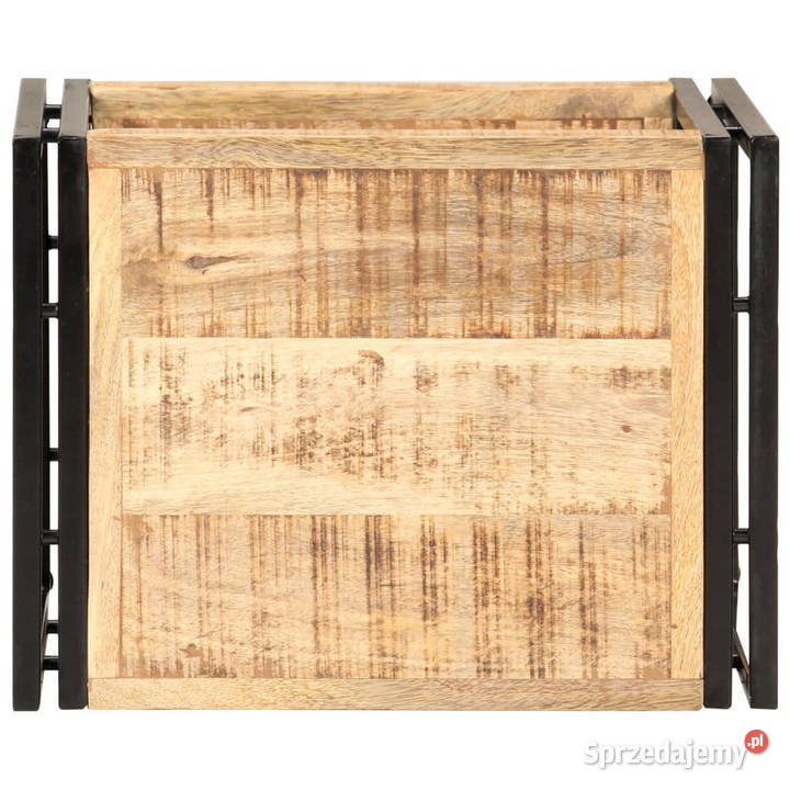 Stolik boczny 40x30x40 surowe drewno mango Warszawa