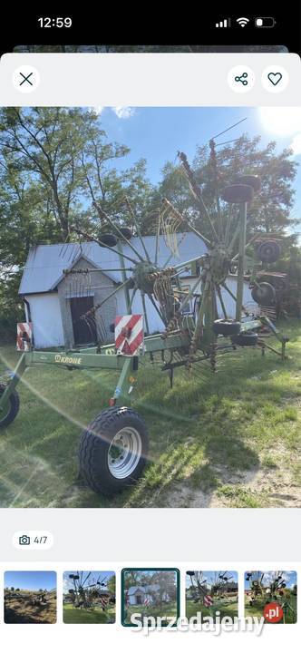 Zgrabiarka Krone Swadro 900 Krone Imielno