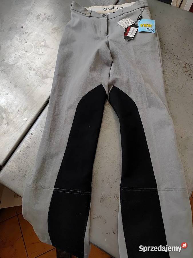 BRYCZESY COVALLIERO COTTON STAR SZARE 38 Do łydki sprzedam