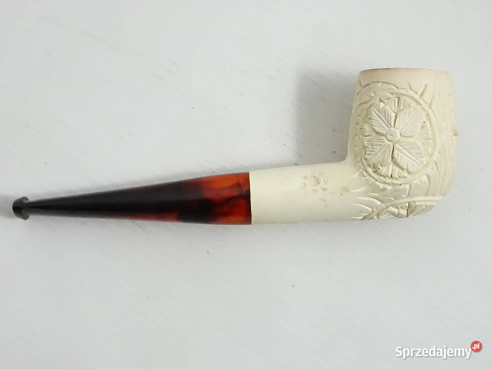 Stara Fajka Pianka Morska Meerschaum Ręcznie Biłgoraj