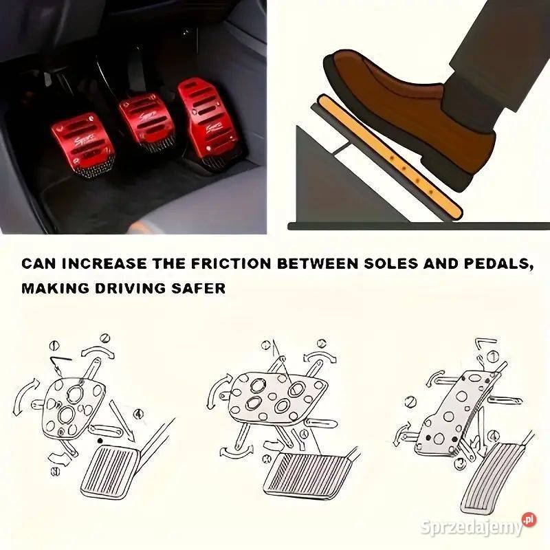 nakładki na pedały w samochodzie Swarzędz sprzedam