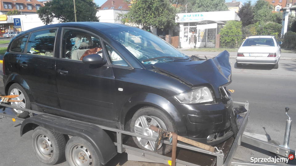 OKAZJA AUDI A2 14TDI 90 2004r USZKODZONY 4200 centralny zamek