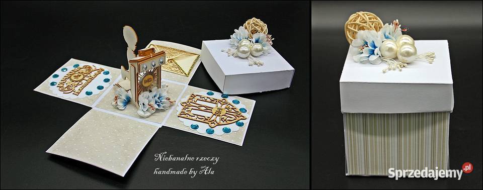 Exploding box chrzest ślub urodziny pudełko Kutno