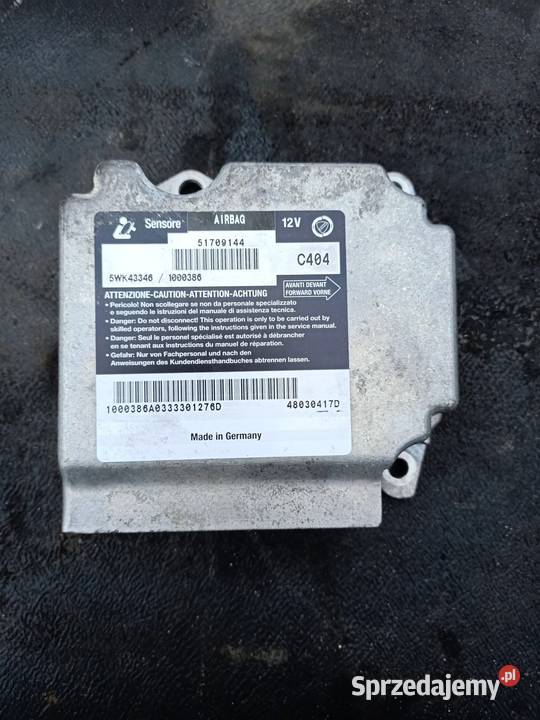 moduł Airbag Fiat Stilo 5WK43346 Szczecin