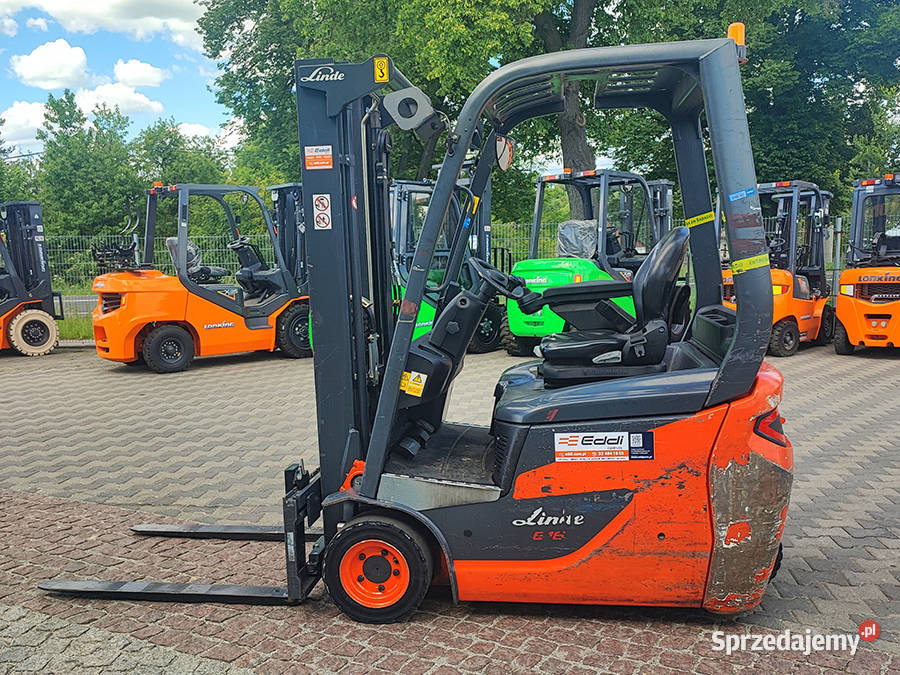 Wózek widłowy elektryczny Linde E16C 16 t 5049