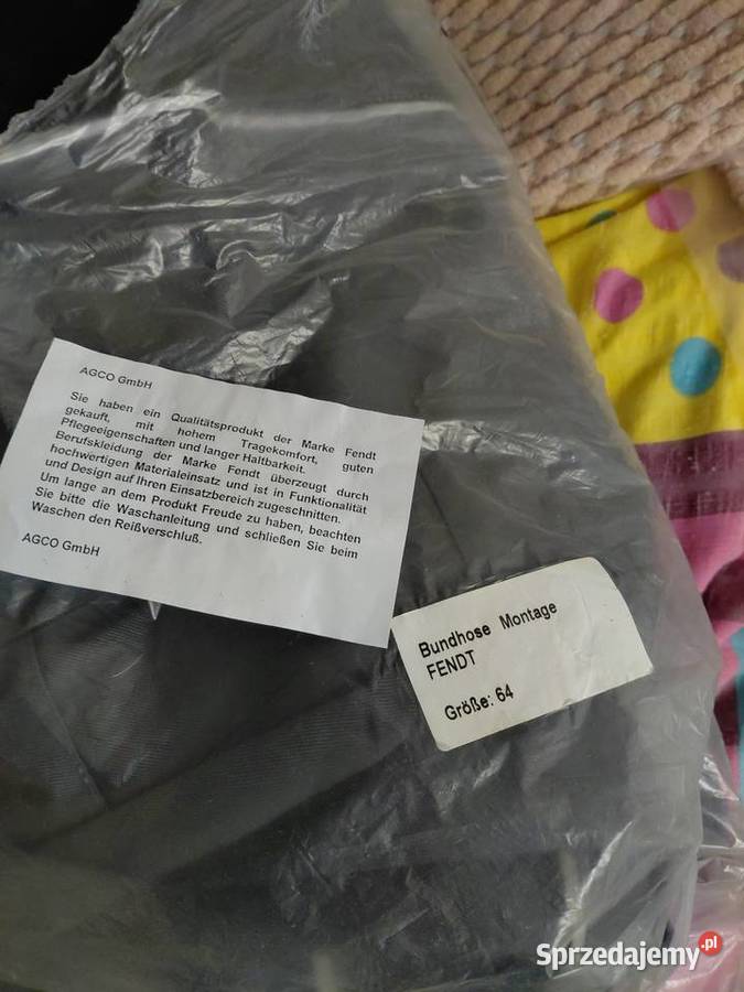 Spodnie FENDT Pozostałe Żółkiewka-Osada