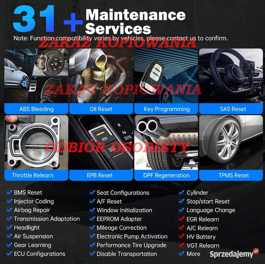 SKANER DIAGNOSTYCZNY XTOOL IP616 FULL SYSTEM Interfejsy diagnostyczne Oleśnica sprzedam