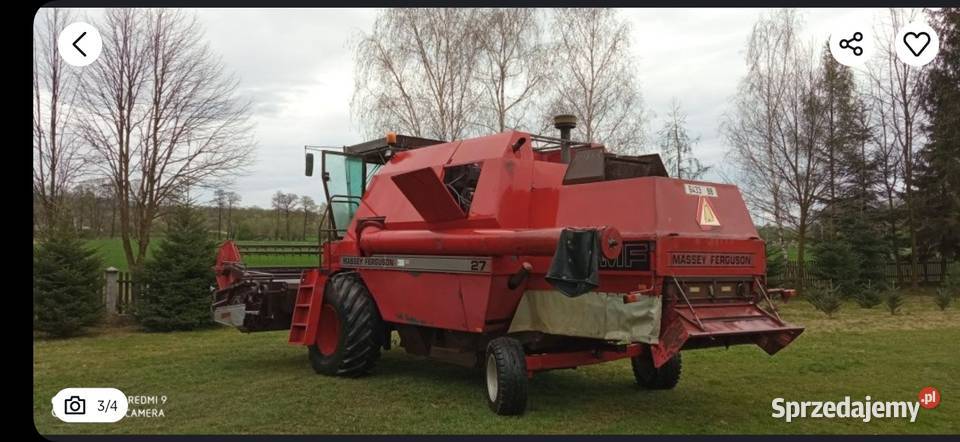 Kombajn zbożowy Massey Ferguson 27 Zbożowe Tomice