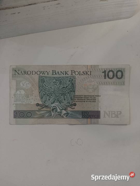 Banknot 100 seria AA z 2012 promocja