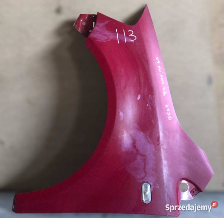 Błotnik VW FOX LY3D lewy czerwony 0511 przód Części samochodowe Skołoszów