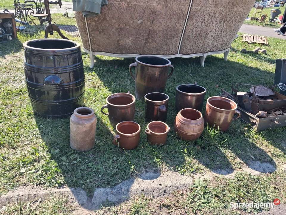 Garnki gliniane lubelskie Hrubieszów sprzedam