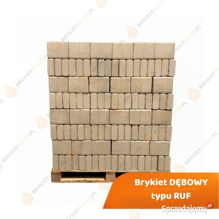Brykiety drzewne dębowy DREWNOLAND PREMIUM RUF Olsztyn sprzedam