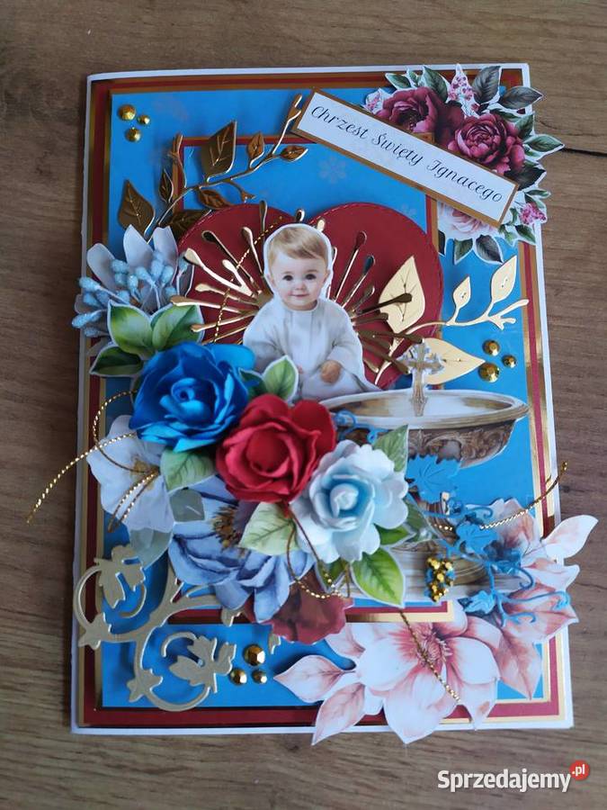 Pamiątki Chrztu Św ręcznie robione Konin