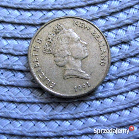 Nowa Zelandia 1 Dolar 1991r Numizmatyka sprzedam
