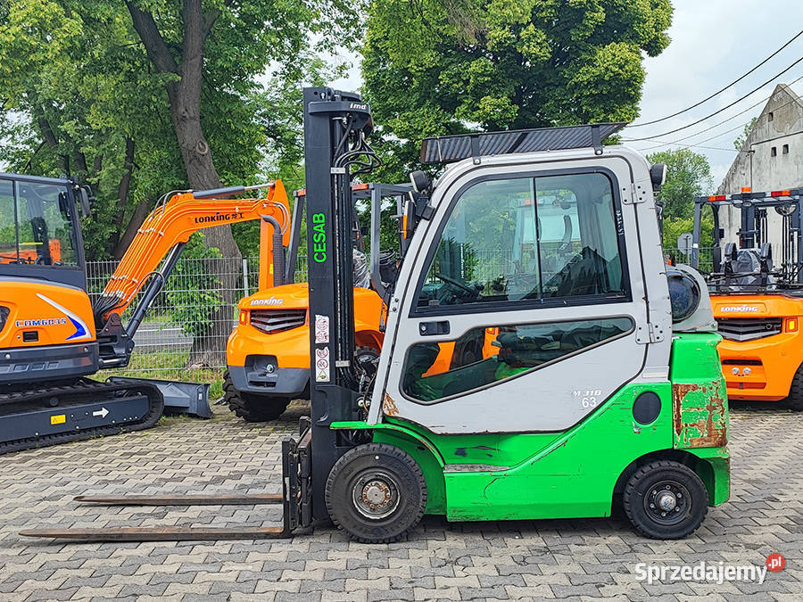 Wózek widłowy Cesab M318G 18 t triplex 56 m LPG gaz