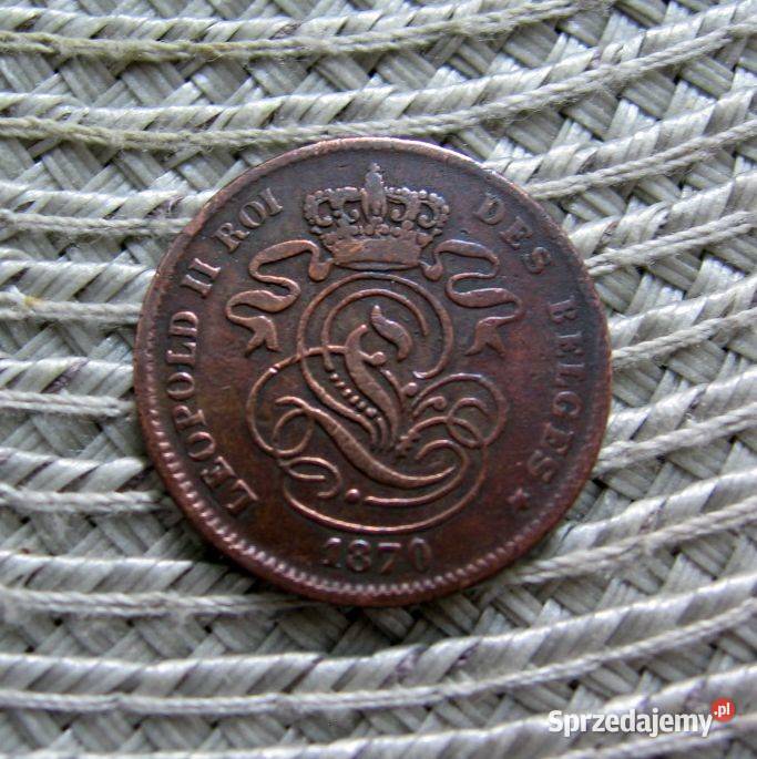 Belgia 2 Centy 1870r