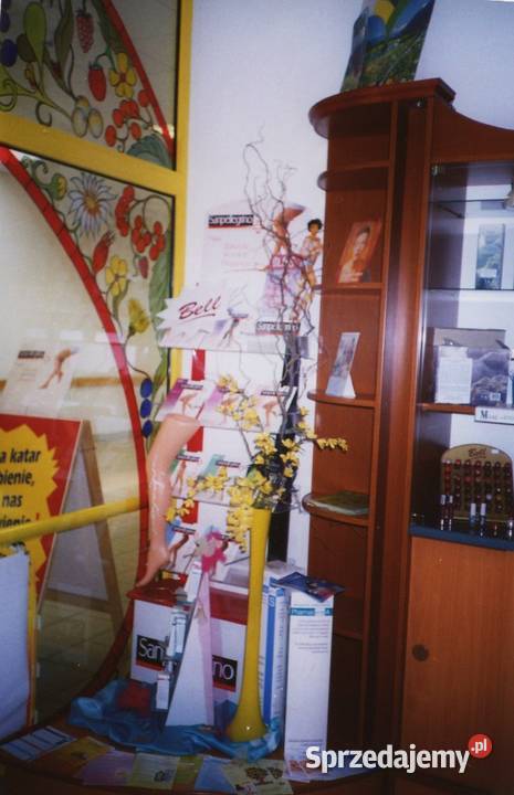 Komplet mebli apteczny zielarski ekspozycja Tarnów