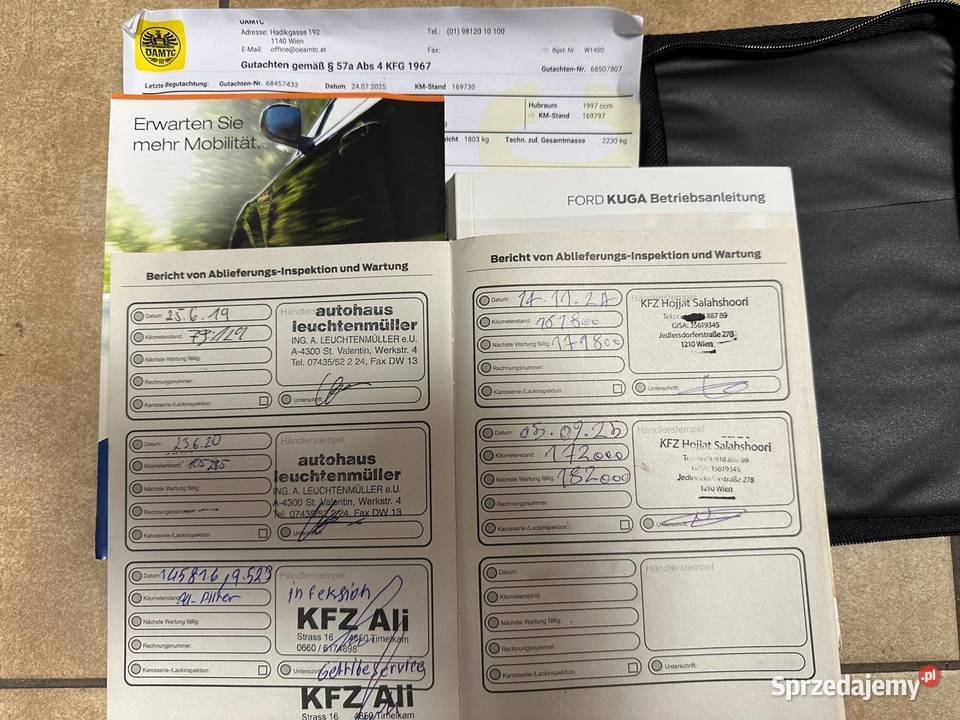 Ford Kuga FORD Kuga II 20TDCi TITANIUM 4x4 Namysłów