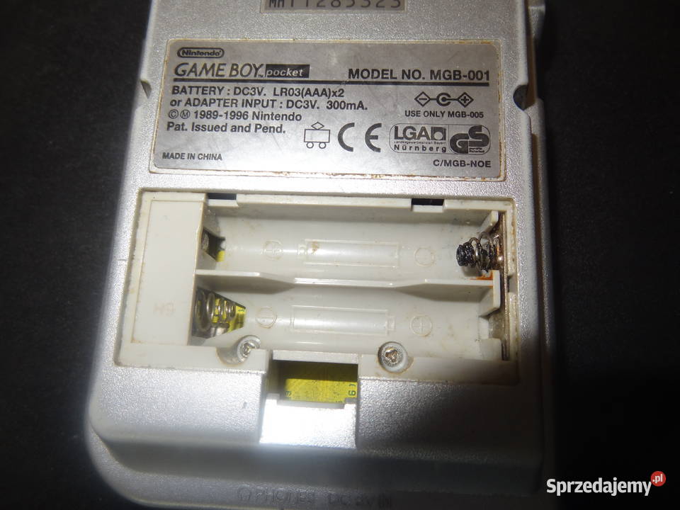 Konsola Nintendo Game Boy Pocket Silver MGB001 Poznań