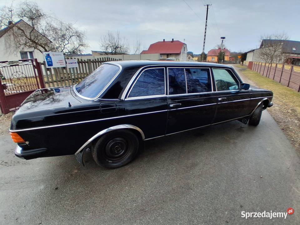 Mercedes w123 30d 1986 r wersja Long 7 osobowy łódzkie Sekursko