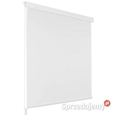vidaXL Roleta prysznicowa 100 x 240 biała