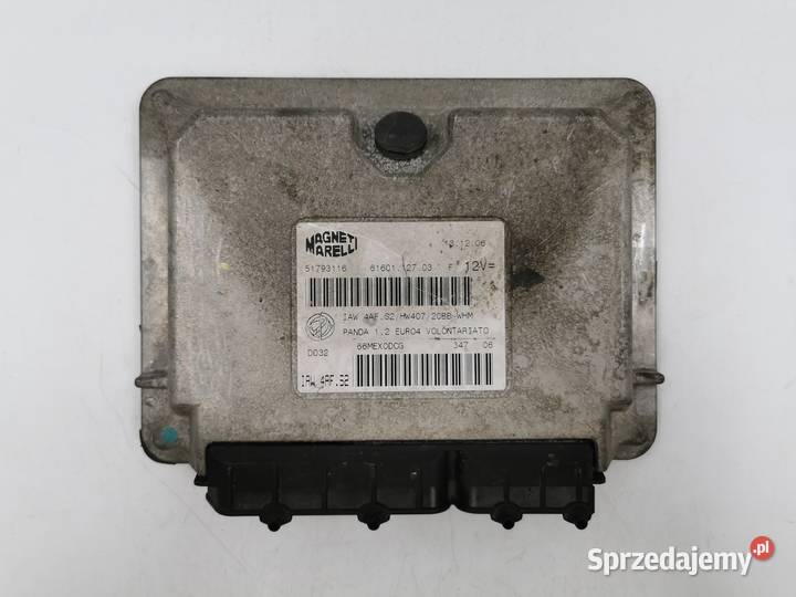 Sterownik Silnika Fiat Panda II 12 8v 51793116 Komputery Wyszków