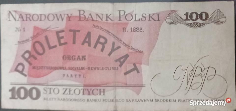 100 złotych 1XII1988 seria RH Konin