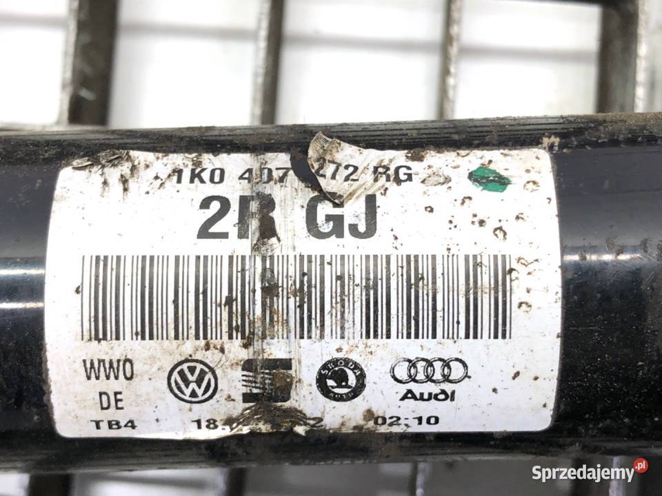 PÓŁOŚ PRAWY PRZÓD VW CC B7 1K0407272RG 20 140 podkarpackie