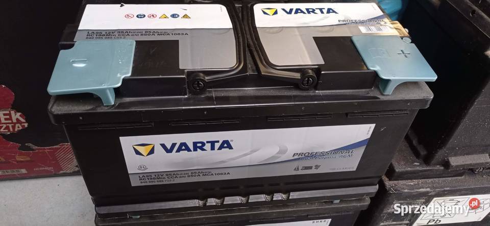 Akumulator AGM łódź kamper auto Varta LA95 95Ah Fajsławice sprzedam