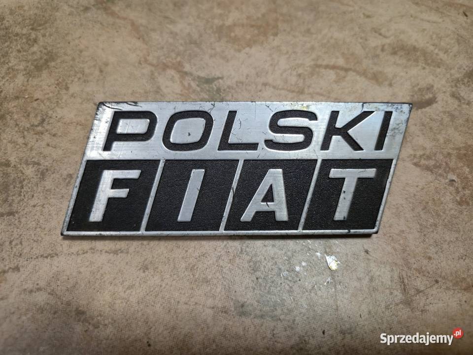 Znaczek emblemat Polski Fiat Dąbrowa Górnicza