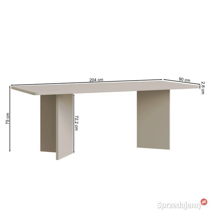 Stół do jadalni Qubeo 204x90 kaszmir Kraków sprzedam