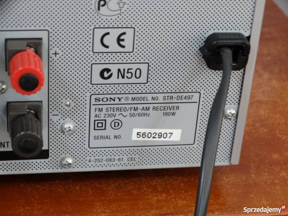 Amplituner Sony STRDE497 pilot mocny WYSYŁKA Jasło