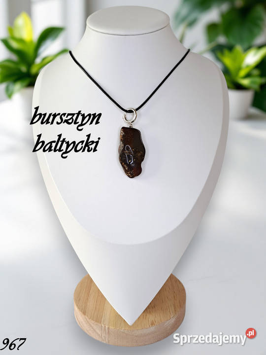 Zawieszka wisiorek z bursztynu BURSZTYN bałtycki