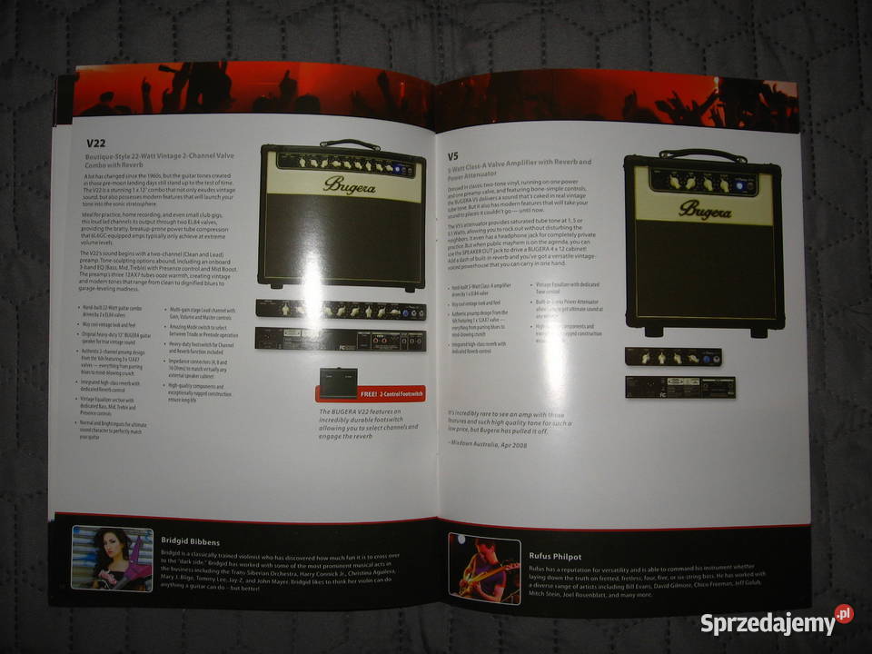 Bugera Amps Catalog April 2011 katalog Kępice