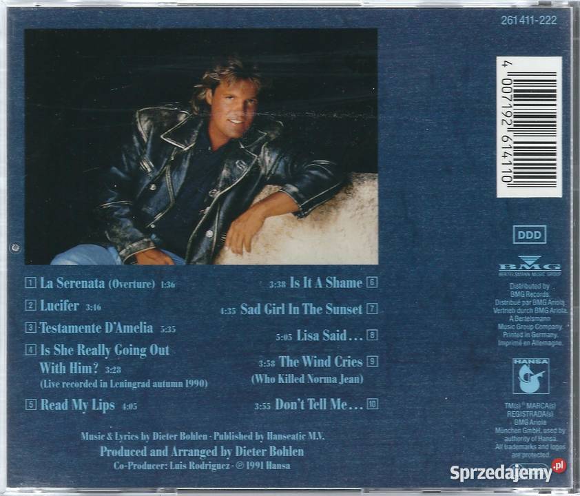 CD Blue System Seeds Of Heaven 1991 Hansa pop Brwinów