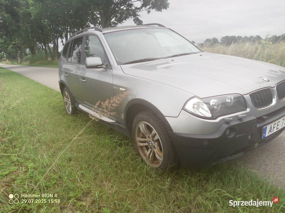 BMW X3 20 150 2006r Uszkodzony sprzedam