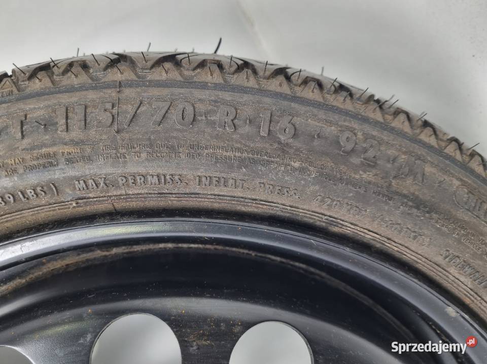 KOŁO DOJAZDOWE Opel Vectra C Astra H dojazdówka Motoryzacja Chełm