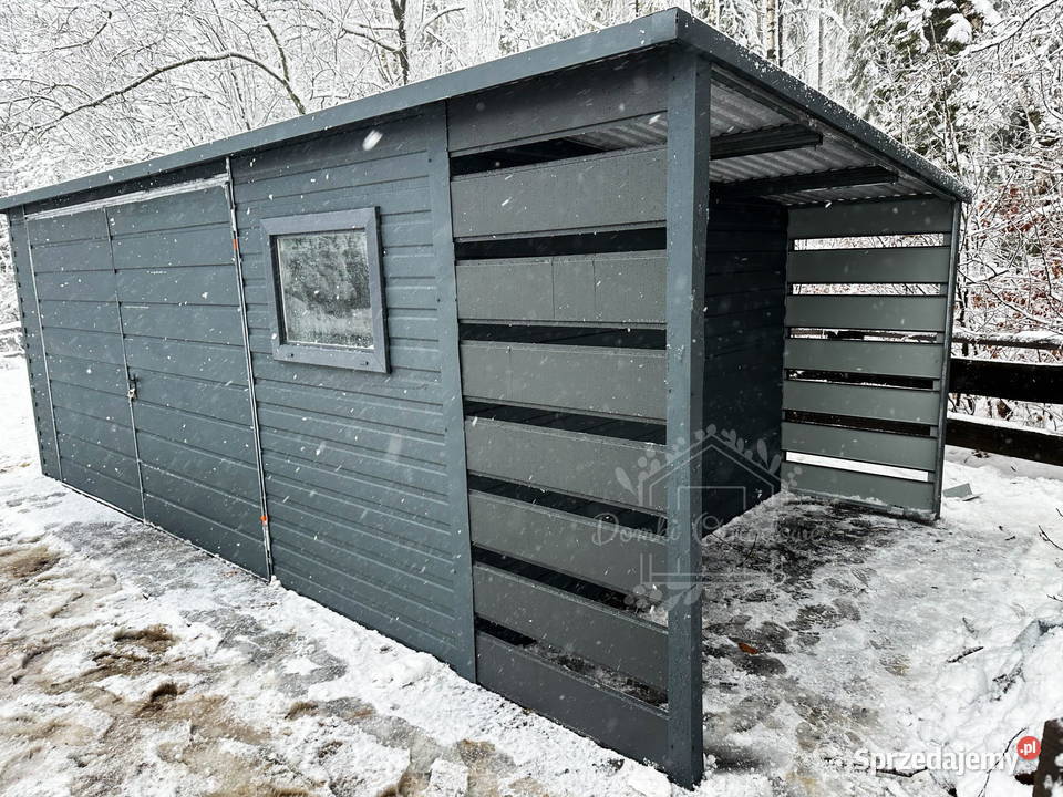 Domek Ogrodowy Schowek Blaszany 5x3 1x3 okno podlaskie Białystok