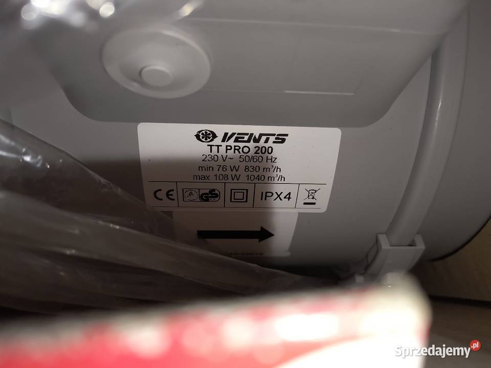 Wentylator kanałowy tt pro 200 nowy Kraków