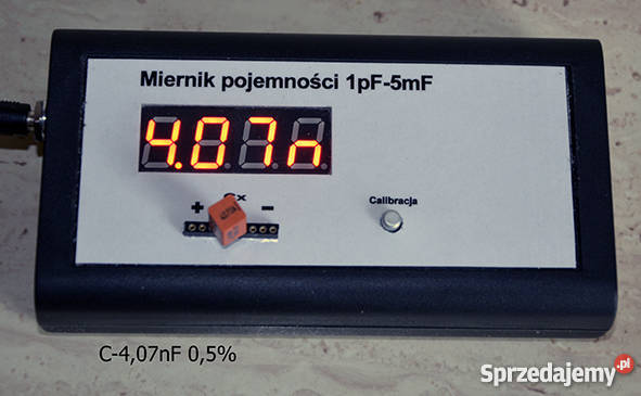 Miernik pojemności 1pF do 5mF Części i akcesoria Świętochłowice