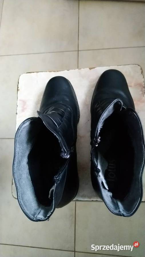 Botki wiosenne skórzane firmy LOTUS nowe Okazja Brwinów sprzedam