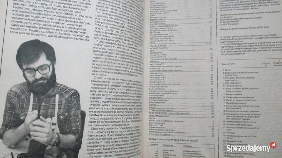 ZRÓB SAM rocznk 1984 1987 czasopisma Łódź