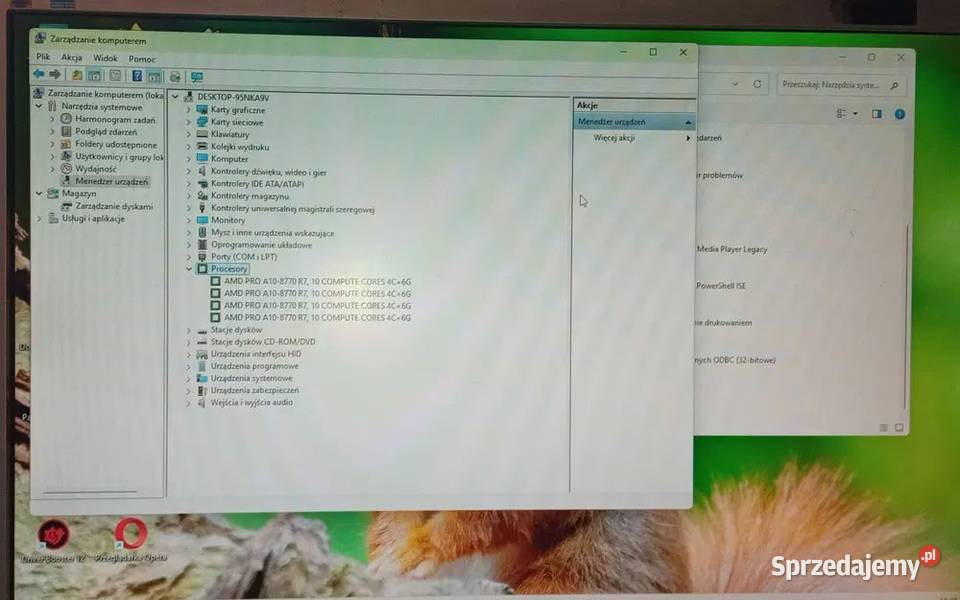 Komputer HP EliteDesk 705 G3 Procesor 35GHz 4 Łódź
